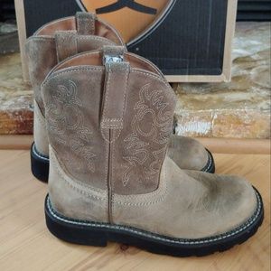 ARIAT FATBABY Brown Bomber Wester Cowgirl Boots 8